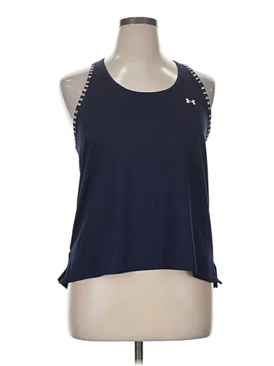 Pre-owned Under Armour Active Tank Top In Blue