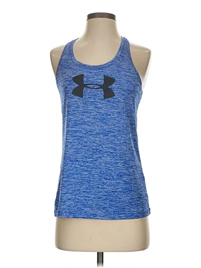Pre-owned Under Armour Active Tank Top In Blue