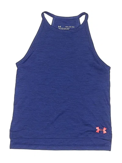 Pre-owned Under Armour Kids' Active Tank Top In Blue