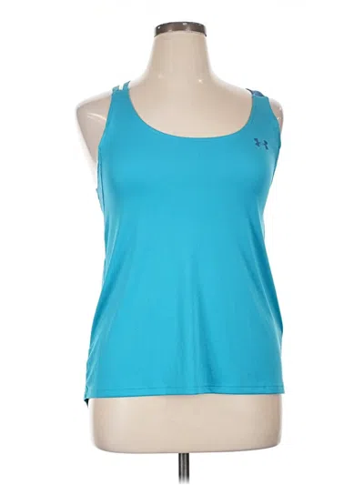 Pre-owned Under Armour Active Tank Top In Blue