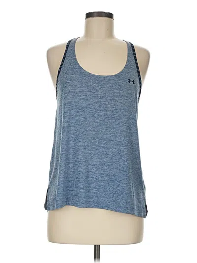Pre-owned Under Armour Active Tank Top In Blue
