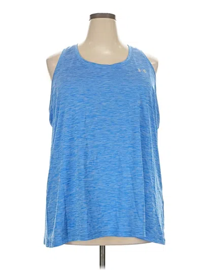 Pre-owned Under Armour Active Tank Top In Blue