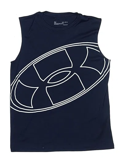 Pre-owned Under Armour Kids' Active Tank Top In Blue