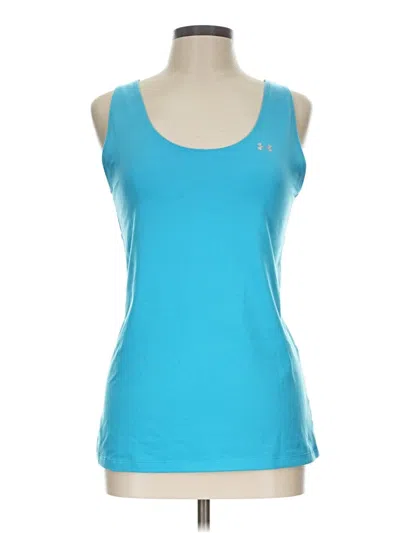 Pre-owned Under Armour Active Tank Top In Blue