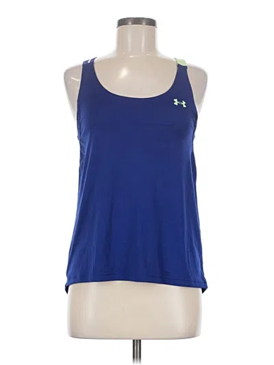 Pre-owned Under Armour Active Tank Top In Blue