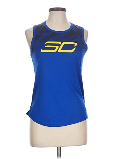 Pre-owned Under Armour Active Tank Top In Blue