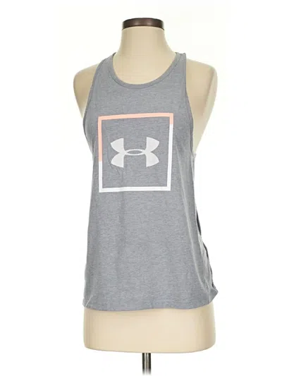 Pre-owned Under Armour Active Tank Top In Gray