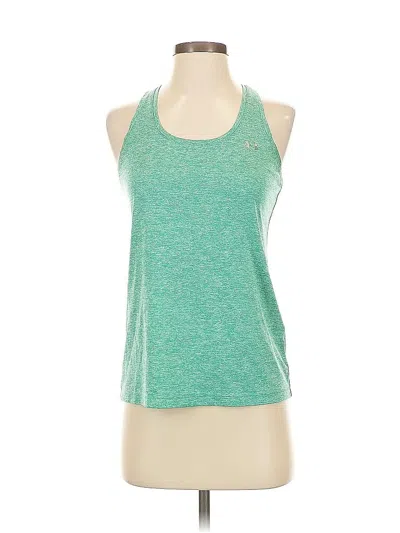 Pre-owned Under Armour Active Tank Top In Green