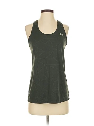 Pre-owned Under Armour Active Tank Top In Green