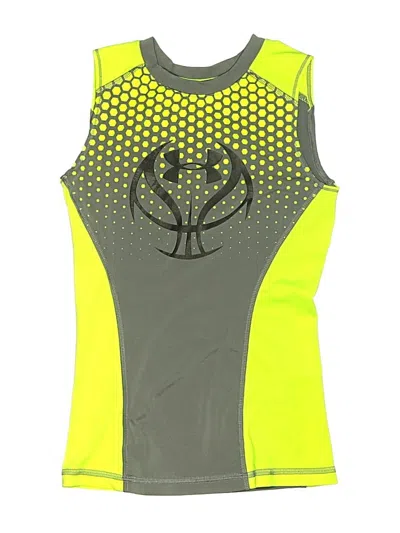 Pre-owned Under Armour Kids' Active Tank Top In Green