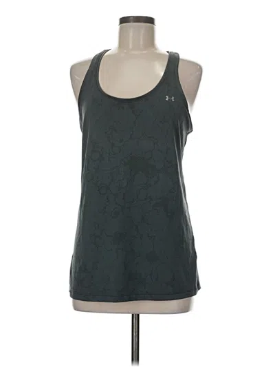 Pre-owned Under Armour Active Tank Top In Green