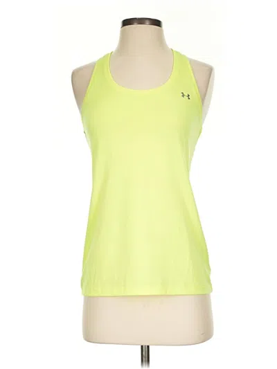 Pre-owned Under Armour Active Tank Top In Green