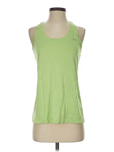 Pre-owned Under Armour Active Tank Top In Green