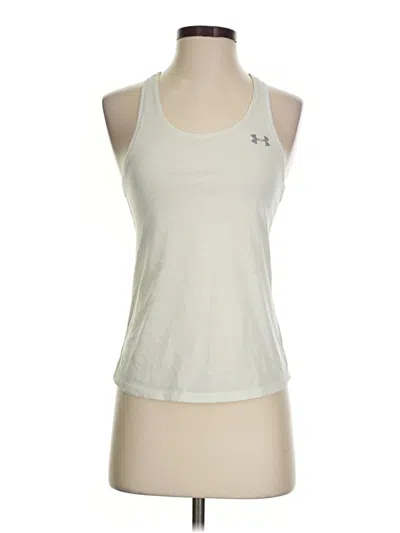 Pre-owned Under Armour Active Tank Top In Ivory