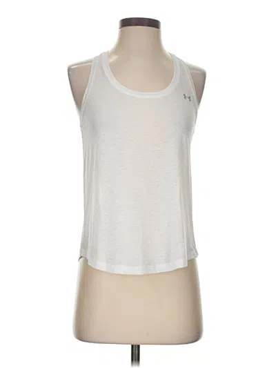 Pre-owned Under Armour Active Tank Top In Ivory