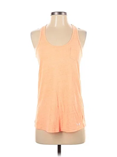Pre-owned Under Armour Active Tank Top In Orange