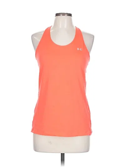 Pre-owned Under Armour Active Tank Top In Orange