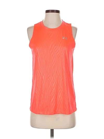 Pre-owned Under Armour Active Tank Top In Orange