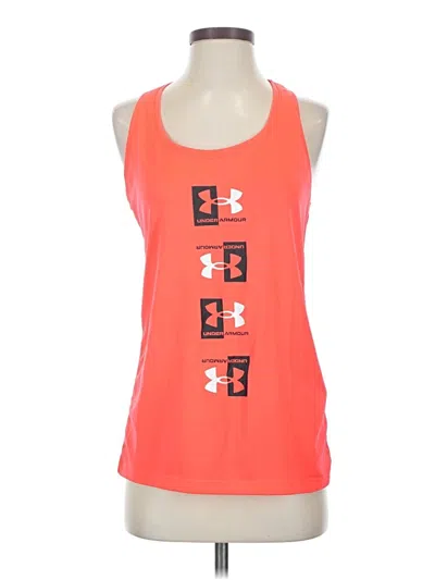 Pre-owned Under Armour Active Tank Top In Orange