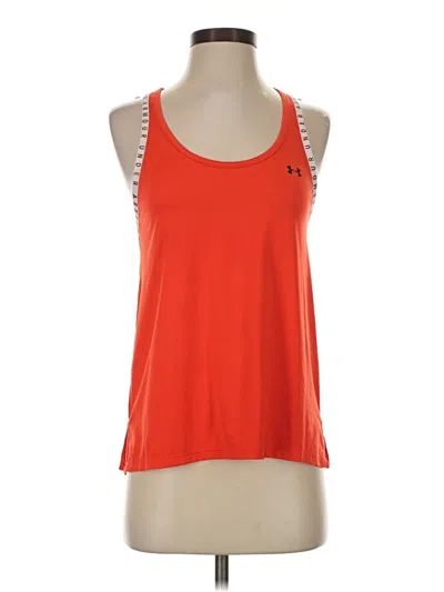 Pre-owned Under Armour Active Tank Top In Orange
