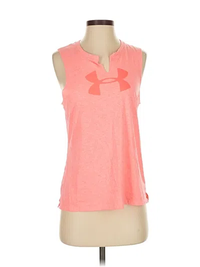 Pre-owned Under Armour Active Tank Top In Pink