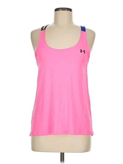 Pre-owned Under Armour Active Tank Top In Pink