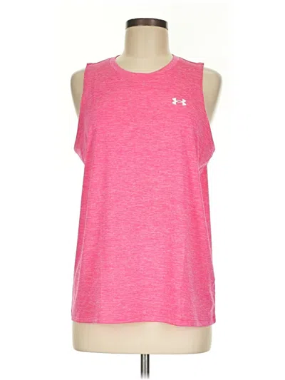 Pre-owned Under Armour Active Tank Top In Pink