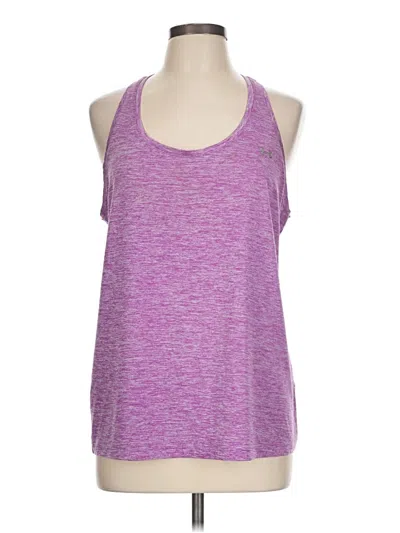 Pre-owned Under Armour Active Tank Top In Purple