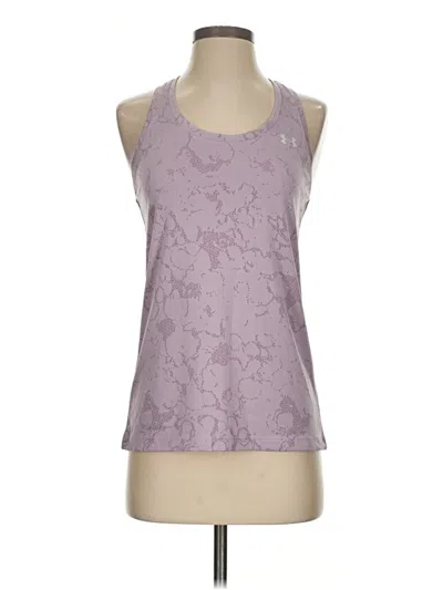 Pre-owned Under Armour Active Tank Top In Purple