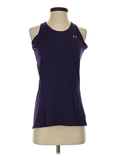 Pre-owned Under Armour Active Tank Top In Purple