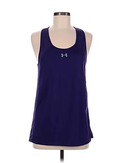Pre-owned Under Armour Active Tank Top In Purple