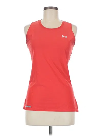 Pre-owned Under Armour Active Tank Top In Red