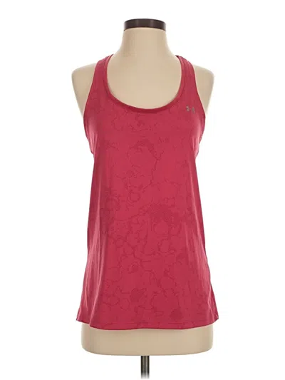Pre-owned Under Armour Active Tank Top In Red
