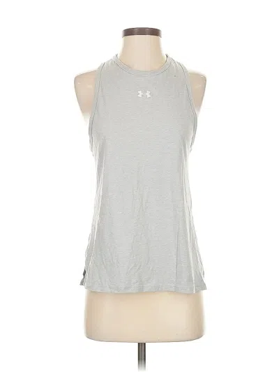 Pre-owned Under Armour Active Tank Top In Silver