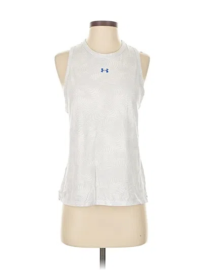 Pre-owned Under Armour Active Tank Top In Silver