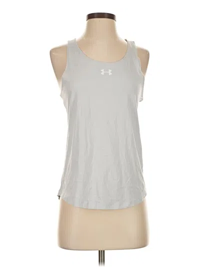 Pre-owned Under Armour Active Tank Top In Silver