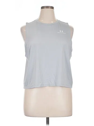 Pre-owned Under Armour Active Tank Top In Silver