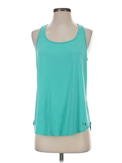 Pre-owned Under Armour Active Tank Top In Teal