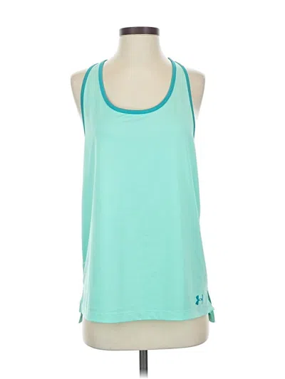 Pre-owned Under Armour Active Tank Top In Teal
