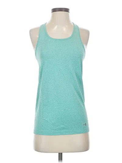 Pre-owned Under Armour Active Tank Top In Teal