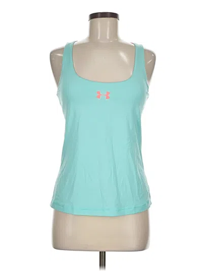Pre-owned Under Armour Active Tank Top In Teal