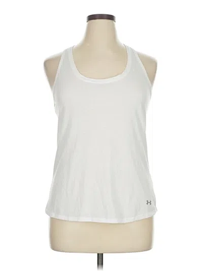 Pre-owned Under Armour Active Tank Top In White