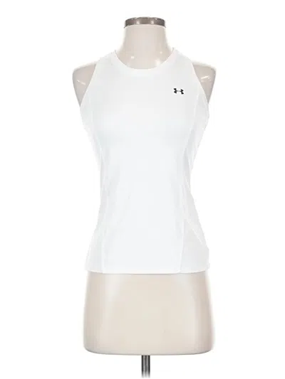 Pre-owned Under Armour Active Tank Top In White