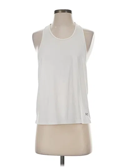 Pre-owned Under Armour Active Tank Top In White