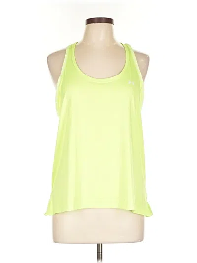 Pre-owned Under Armour Active Tank Top In Yellow