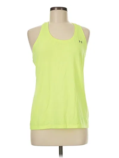 Pre-owned Under Armour Active Tank Top In Yellow