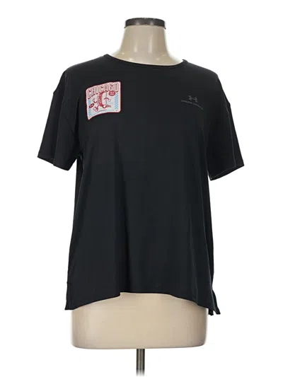 Pre-owned Under Armour Active T-shirt In Black