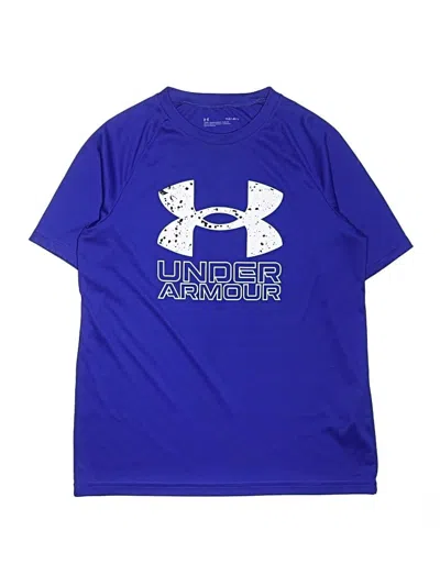 Pre-owned Under Armour Kids' Active T-shirt In Blue