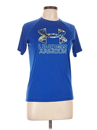 Pre-owned Under Armour Active T-shirt In Blue