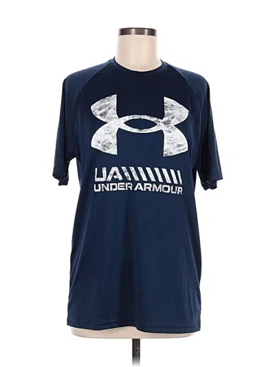 Pre-owned Under Armour Active T-shirt In Blue